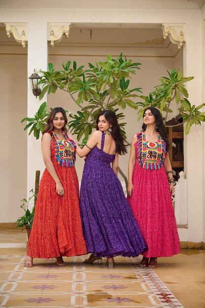 Gulbahar Grace Gamathi Work Fully Flair Gown