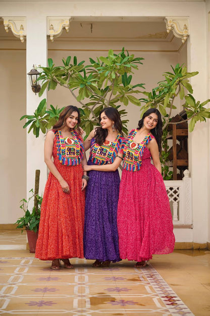 Gulbahar Grace Gamathi Work Fully Flair Gown