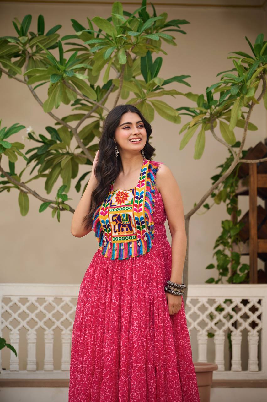 Gulbahar Grace Gamathi Work Fully Flair Gown