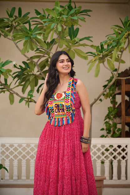 Gulbahar Grace Gamathi Work Fully Flair Gown