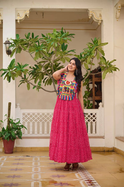 Gulbahar Grace Gamathi Work Fully Flair Gown