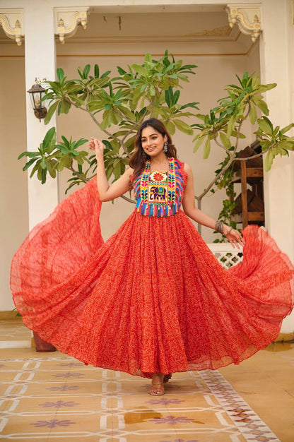 Gulbahar Grace Gamathi Work Fully Flair Gown