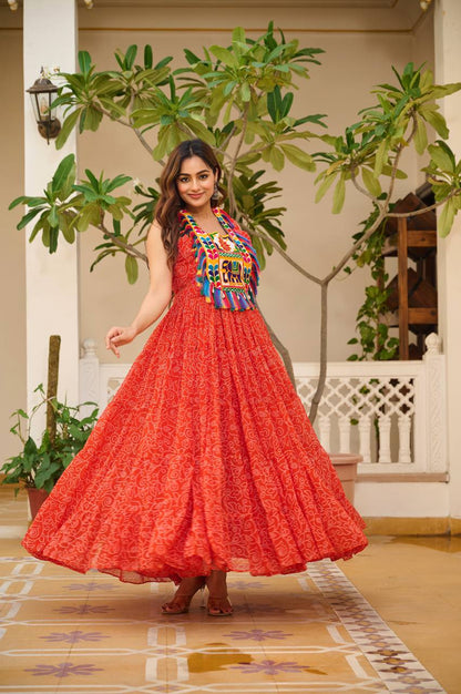 Gulbahar Grace Gamathi Work Fully Flair Gown