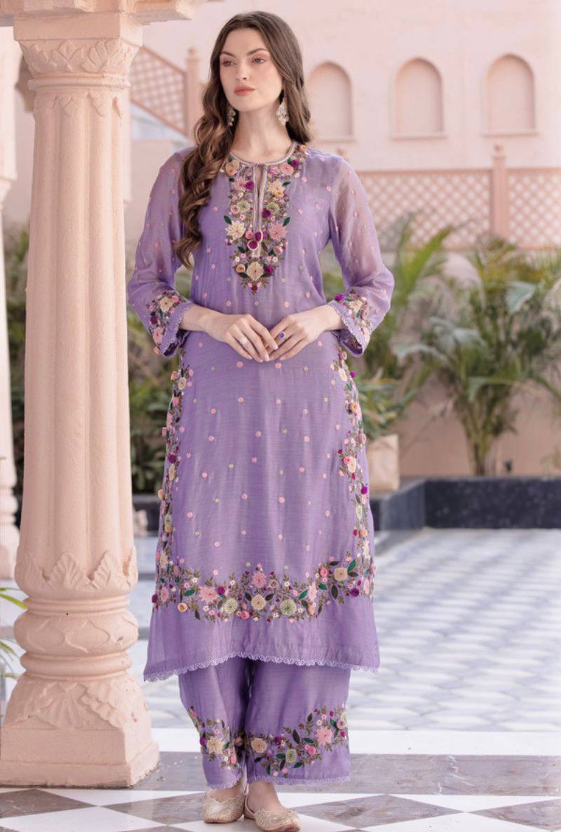 Sanvi Designer Party Wear Fency  Suit