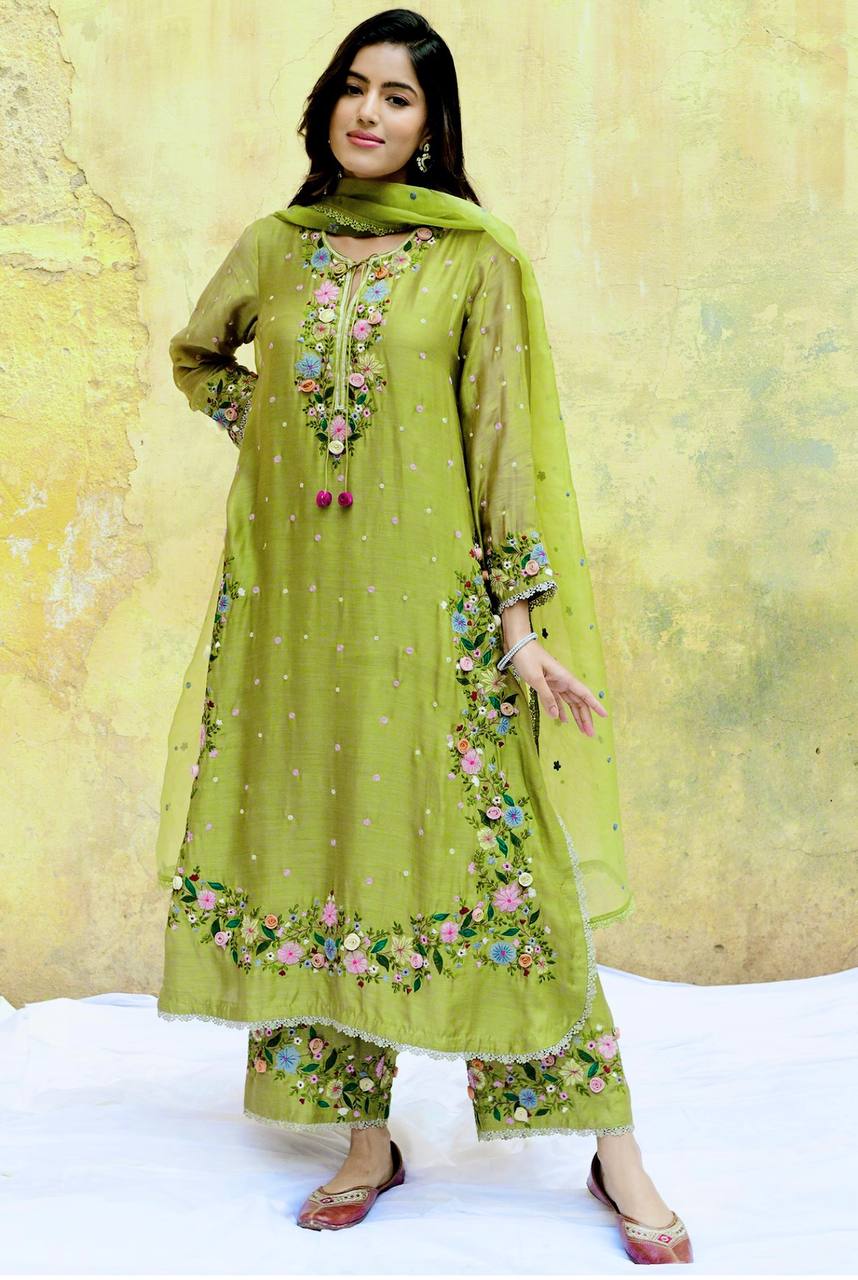 Sanvi Designer Party Wear Fency  Suit