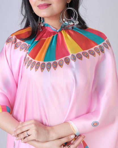 Murlidhar Garden Flute Japan Satin Saree