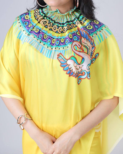 Murlidhar Garden Flute Japan Satin Saree