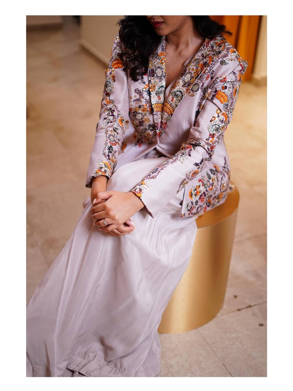 Jaipuri Koti Indo-western Ready To Wear Saree