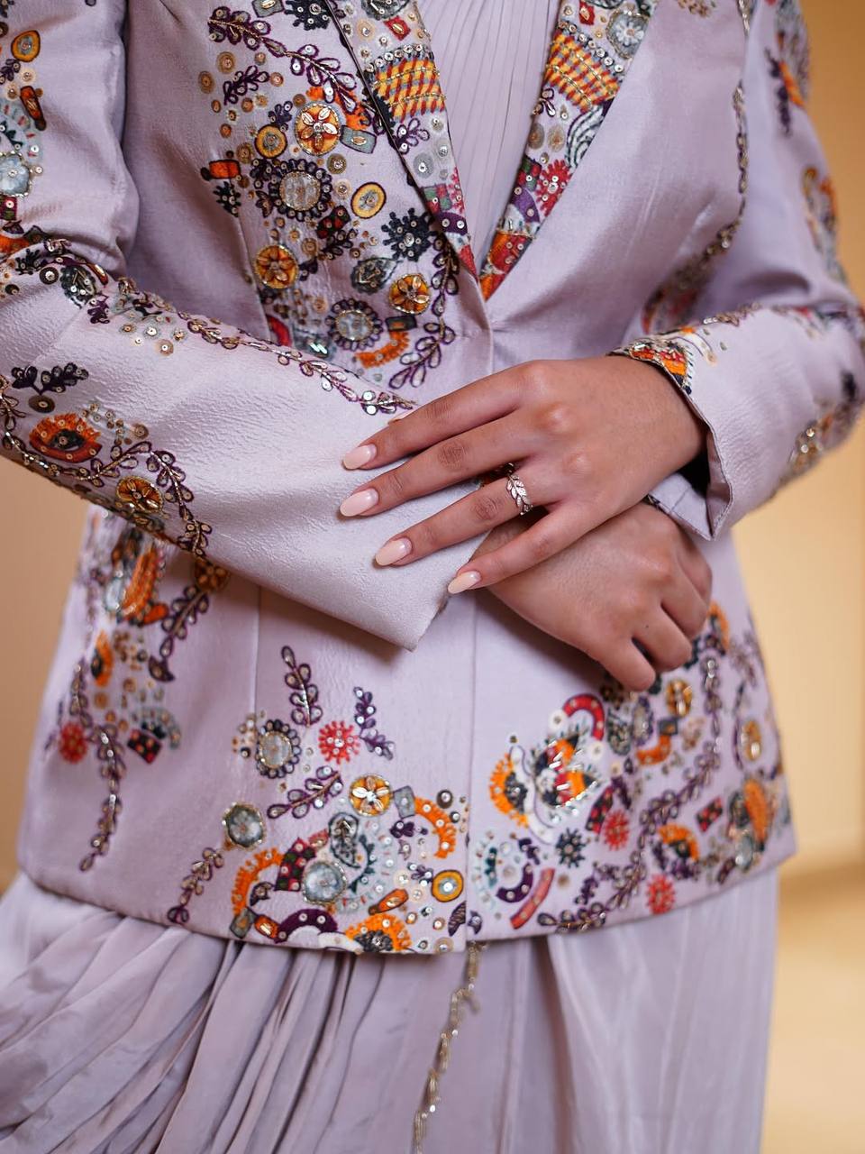 Jaipuri Koti Indo-western Ready To Wear Saree