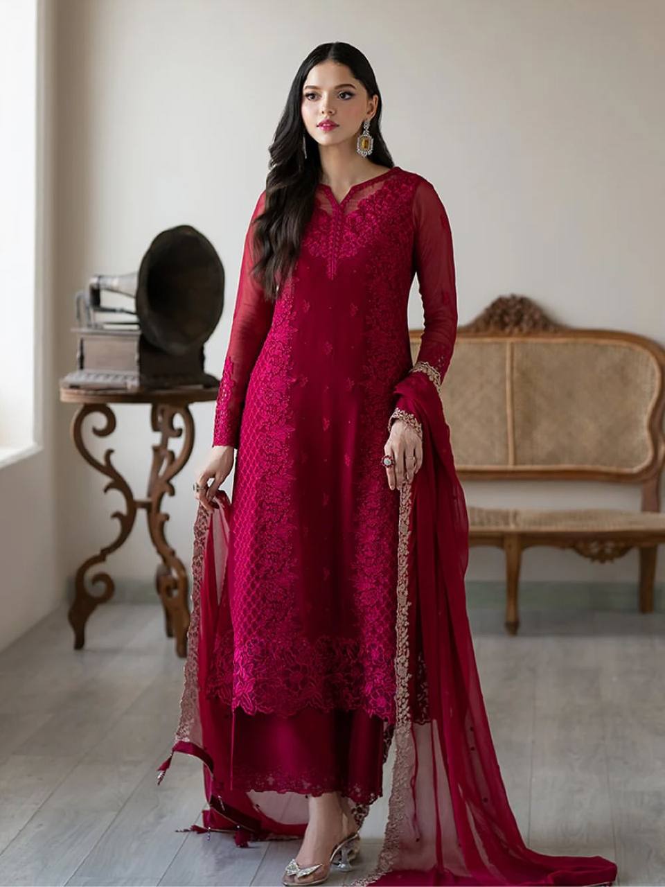 Zeenat Heavy Faux Georgette Party Wear Suit