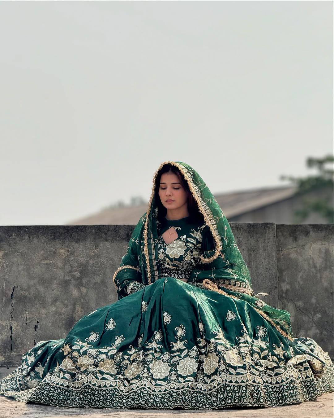 Green Designer Choli Set for Wedding And Festive Wear