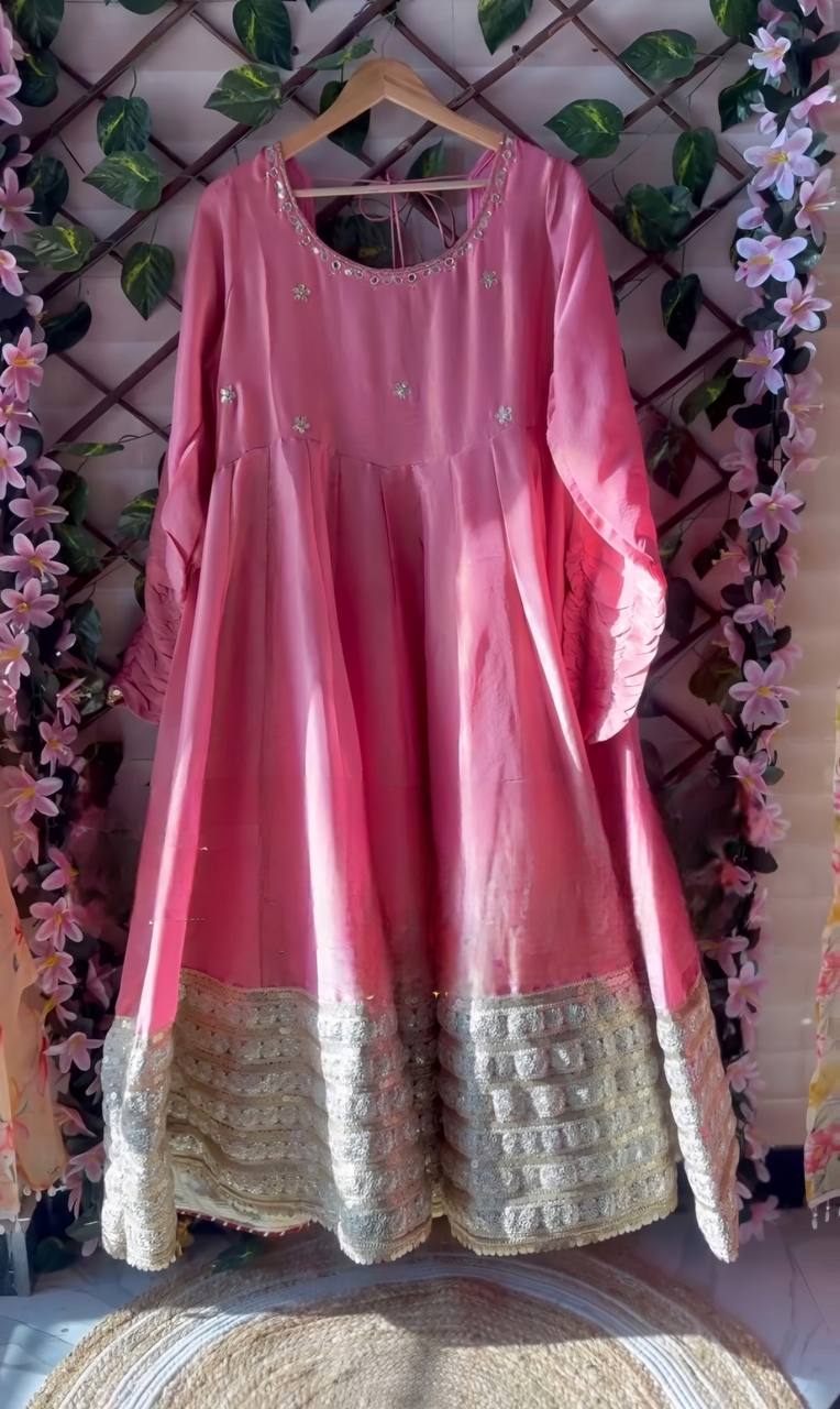 Blush Royale The Radiant Mirrorwork Anarkali