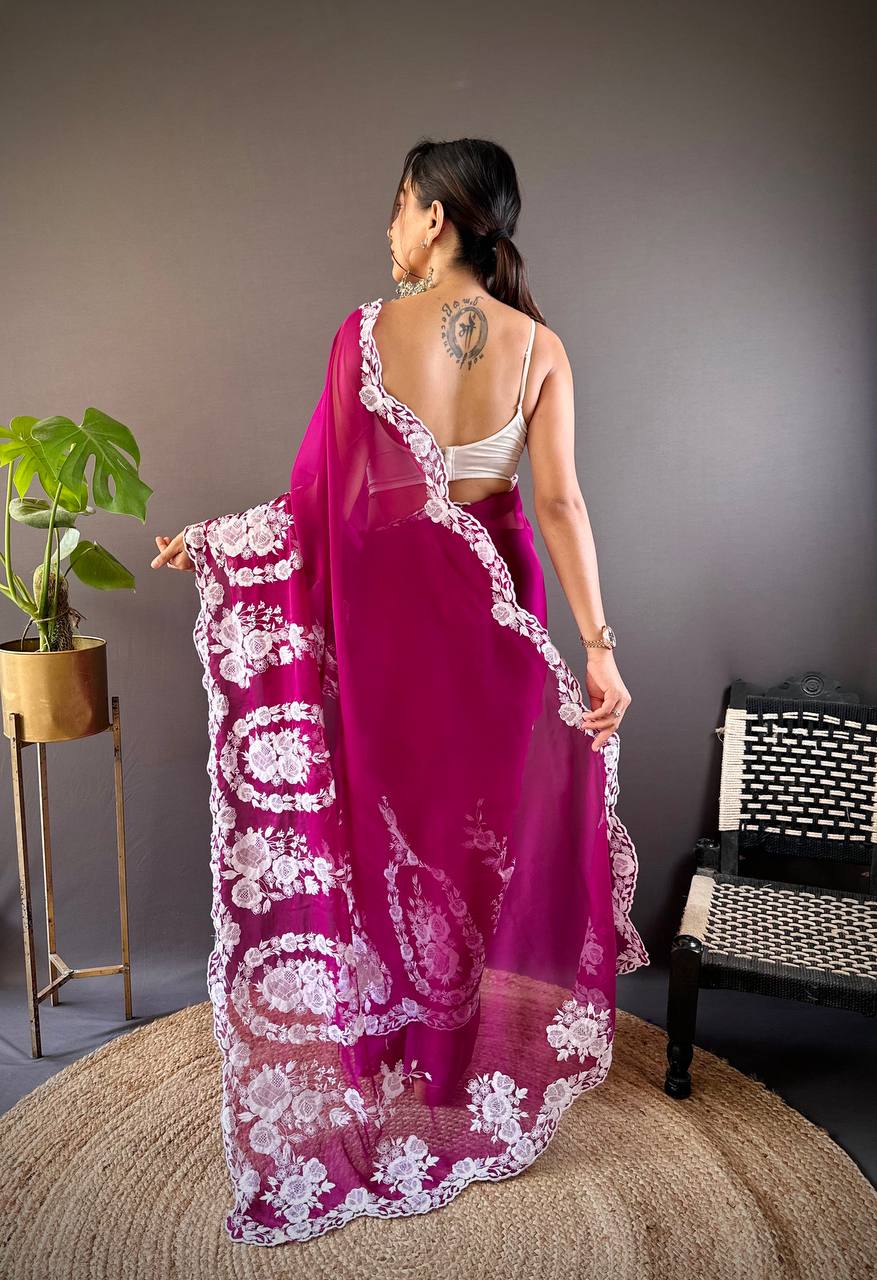 Timeless Tradition Organza Saree