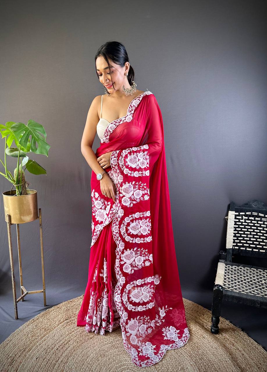 Timeless Tradition Organza Saree