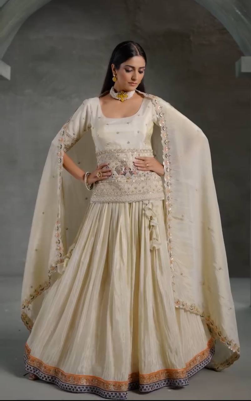 Krisha Festival Crop Top Lehenga Choli