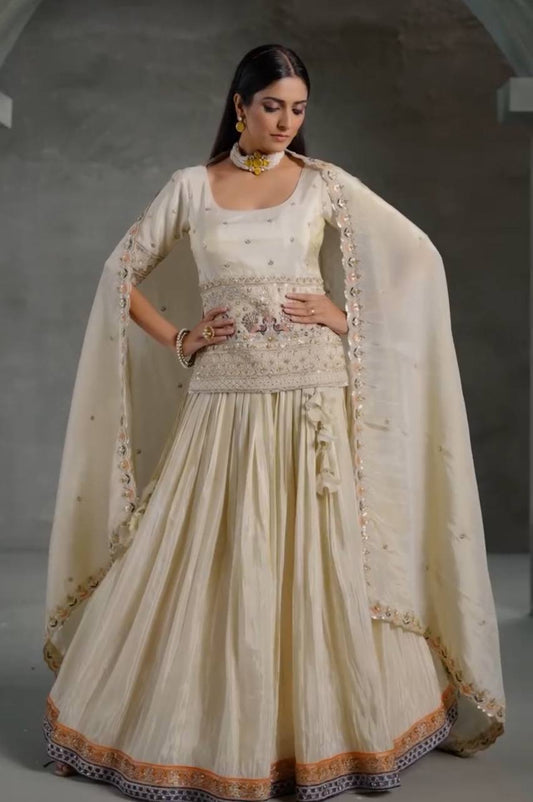 Krisha Festival Crop Top Lehenga Choli