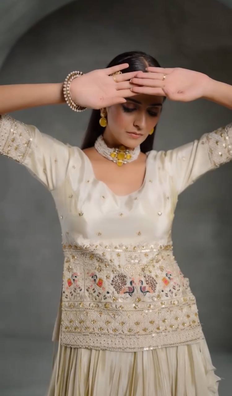 Krisha Festival Crop Top Lehenga Choli