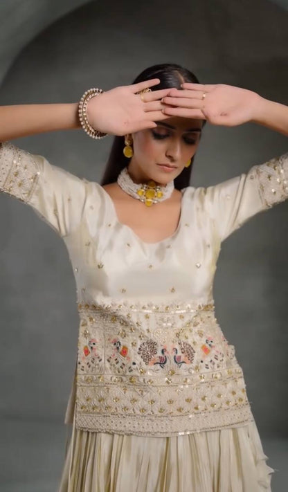 Krisha Festival Crop Top Lehenga Choli