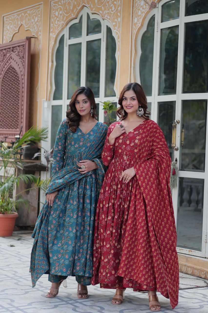 Tanishka Designer Pure Cotton Suit