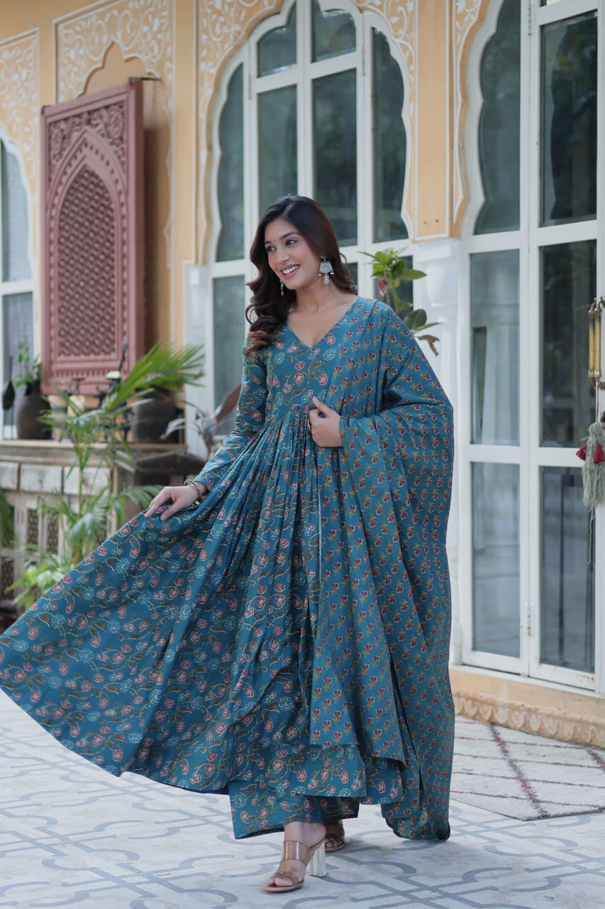 Tanishka Designer Pure Cotton Suit