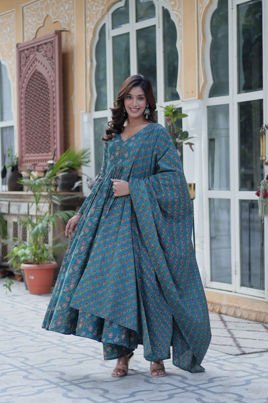 Tanishka Designer Pure Cotton Suit