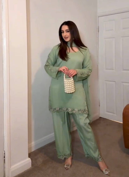 Chandni Designer Party Wear Suit Set