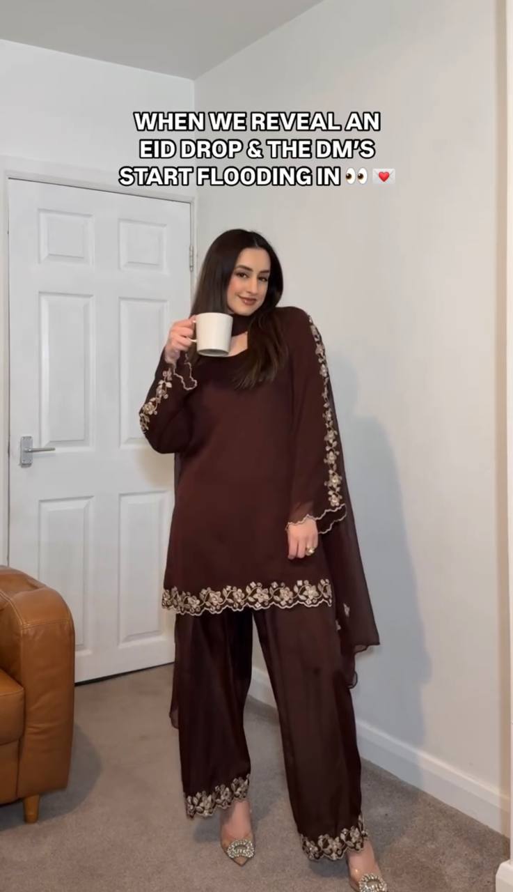 Chandni Designer Party Wear Suit Set