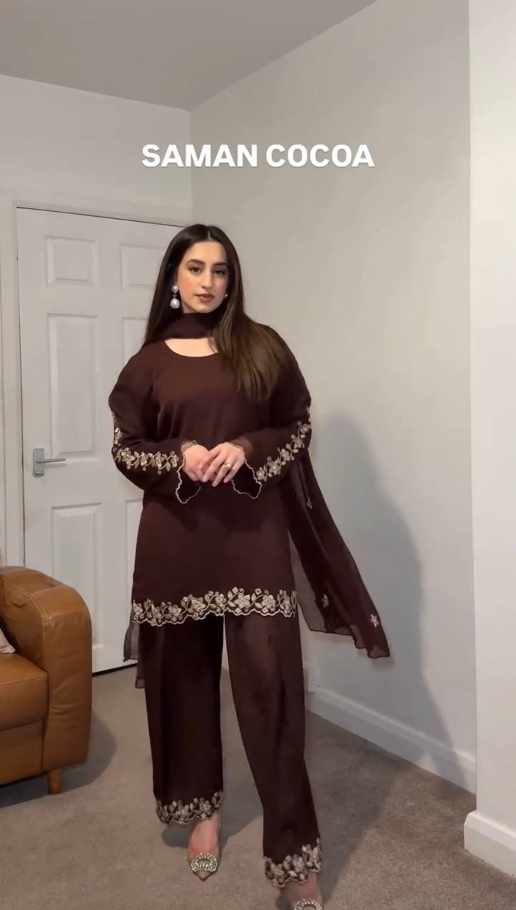 Chandni Designer Party Wear Suit Set