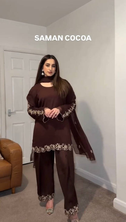 Chandni Designer Party Wear Suit Set