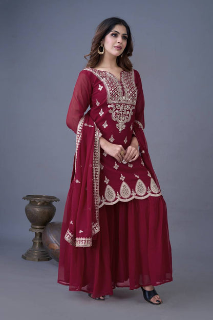 Ethereal Charm Handcrafted Patiala Suit
