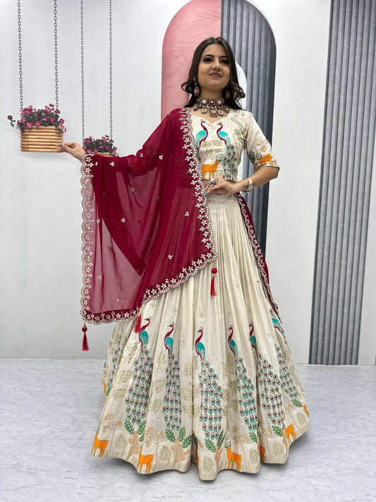 Flares of Grace A Celebration of Beauty in Lehenga Choli Ensembles